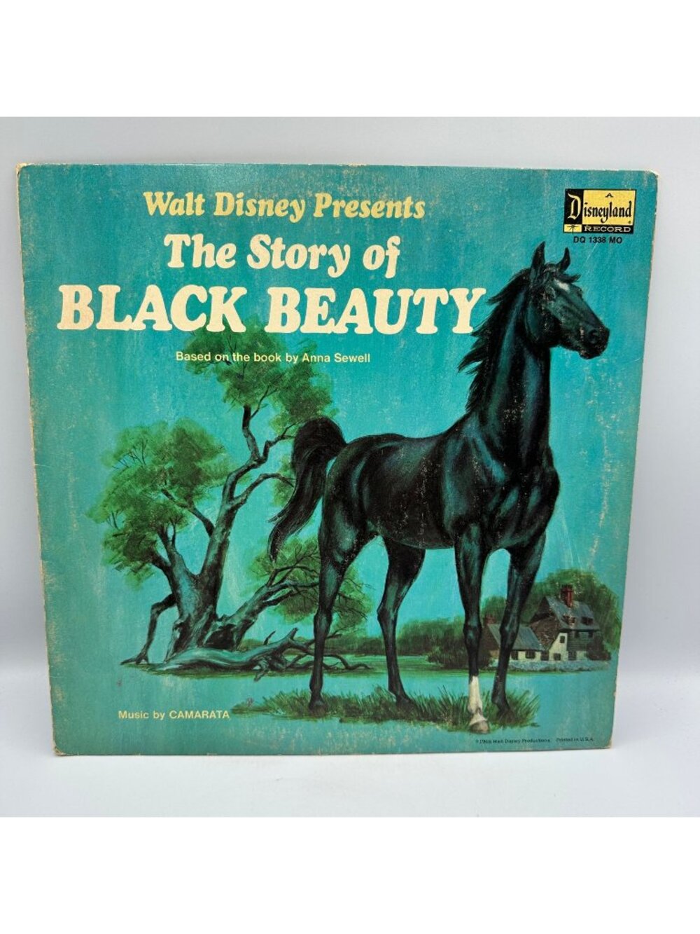 Walt Disney Presents The Story Of Black Beauty LP Vinyl 1966 33 RPM Disneyland